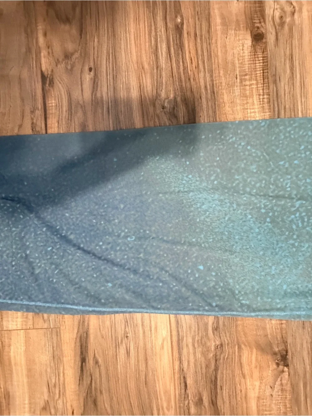SKIMS Blue Ombre Mesh Sarong with Aqua Patterned Bikini Set .. selling as a set